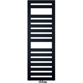 Zehnder Metropolitan Spa Badheizkörper 805 x 400 mm 327 W grau Seitenventil