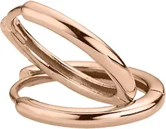 CEM  My Trends Creolen S-01378O Silber rosévergoldet 15 mm
