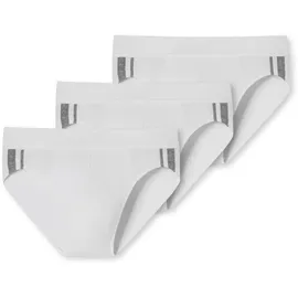 SCHIESSER 95/5 Rio-Slips Organic Cotton Streifen 3er Pack weiß L 3er Pack