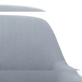 Mendler Esszimmerstuhl HWC-A50 II, Stuhl Küchenstuhl Polsterstuhl, Holz Stoff/Textil Cord (400g/m2) FSC® ~ hellgrau