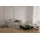 Fun Möbel Sessel Chantal Stoff Opera Velvet 70 x 80 x 90 cm Grau mit Zierkissen