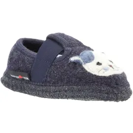 HAFLINGER Slipper Blau 30