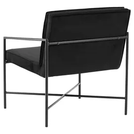 VCM Sessel Rakel Velours 0 x 0 x 0 cm Schwarz