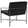 VCM Sessel Rakel Velours 0 x 0 x 0 cm Schwarz