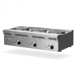 Traditioneller Elektroherd mit 3 Brennern