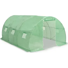 vidaXL Gewächshaus 4,5 x 3 x 2 m grün