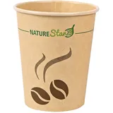 Nature Star Einweg-Kaffeebecher Mocca 0,2 l