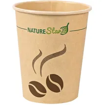 Nature Star Einweg-Kaffeebecher Mocca 0,2 l