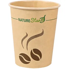 Nature Star Einweg-Kaffeebecher Mocca 0,2 l