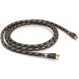Viablue EP-7 Silver CAT6A * Netzwerk-/Patch-/Ethernet-/LAN-Kabel * 600 MHz * 5-Fach Schirmung * 24 Karat echtvergoldete T6s RJ-45 * 1 Stück * 300 cm * 3.0 m