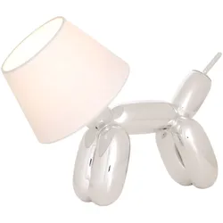 DOGGY - Tischleuchte runde Form - Luftballonhund chrom