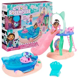dreamworks gabby's dollhouse Purrific Pool Party Spielset mit Gabby- und Meerkätzchen-Figur
