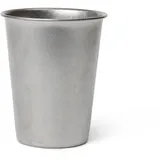Ferm Living Tumbled Becher 0,3 l Silber