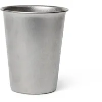 Ferm Living Tumbled Becher 0,3 l Silber