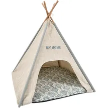 Heim Haustier-Tipi-Zelt My Home 68 cm x 68 cm x 80 cm