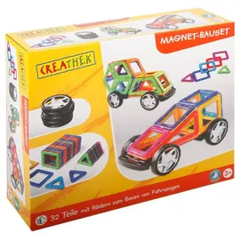 Vedes Magnet-Bauset mit Rädern, 32 Teile