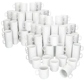 Mambocat Kaffeetasse 0,25 l Weiß 96 St.