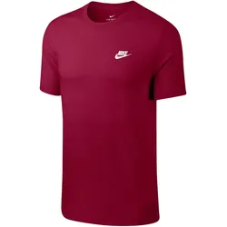 NIKE Sportswear Freizeit T-Shirt Herren 677 - team red/white M