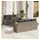 vidaXL Garten-Sofa-Set 7-tlg. grau/braun