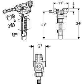 Geberit Impuls380 Füllventil Unifill für