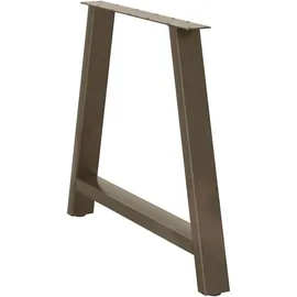 vidaXL Esstischbeine A-Form 2 Stk. 90x(72-73) cm Stahl