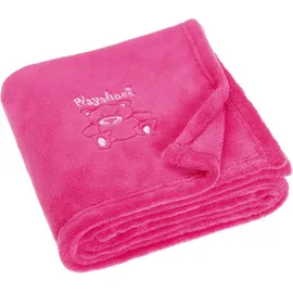 Playshoes Unisex Baby Fleece-Decke Bär 301700, 18 - Pink, 75 x 100 cm/29.5 Inch x 39.4 Inch