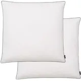 vidaXL Kissen 2 Stk. Daunen-/Federnfüllung Schwer 80x80 cm Weiß