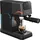 Grundig KSM 4330 schwarz mit Milchaufschäumer und abnehmbaren Wassertank