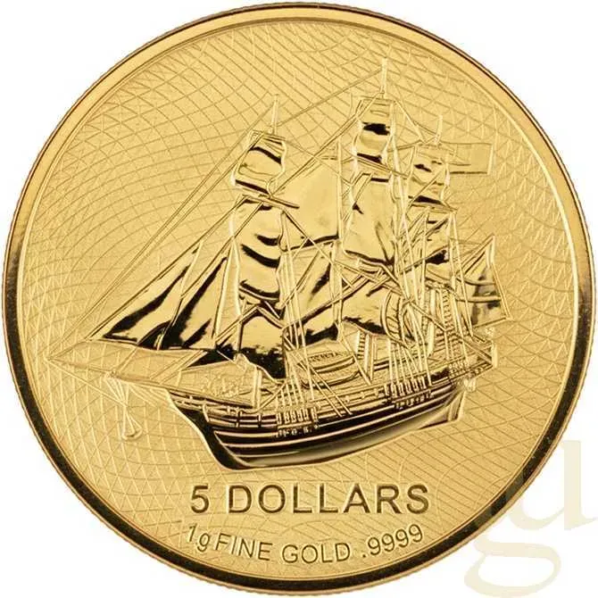 1 Gramm Goldmünze Cook Islands Bounty 2026