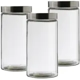 GAUMENKICK Vorratsglas 1,7 l 3 St.