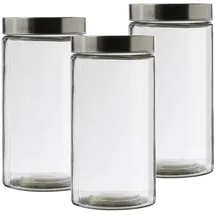 GAUMENKICK Vorratsglas 1,7 l 3 St.