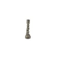 House Doctor - Raku Candle Holder - 25 cm (203660821) Kerzenständer, Aluminium Silber