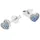 Tom Tailor Ohrstecker Herz blau/silber 2100606 6 mm