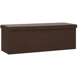 vidaXL Sitzbank Truhenbank Braun 110 x 40 x 48 cm