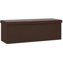 vidaXL Sitzbank Truhenbank Braun 110 x 40 x 48 cm
