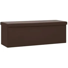 vidaXL Sitzbank Truhenbank Braun 110 x 40 x 48 cm