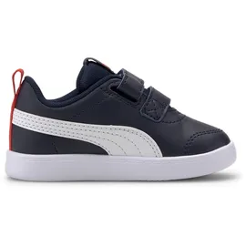 Puma Courtflex V2 V Inf Kinder Peacoat/High Risk Red 27