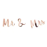 Oblique Unique Mr & Mrs Girlande 1,5 m Gold/Roségold