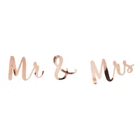 Oblique Unique Mr & Mrs Girlande 1,5 m Gold/Roségold