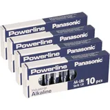 Panasonic 40x MIGNON AA LR6 MN1500 Batterie PANASONIC POWERLINE INDUSTRIAL 3133mAh