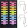 Hippo Creation Heavy Duty Storage Pocket Chart Organizer schwarz 20 St.