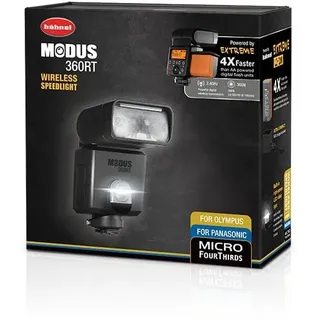 Hähnel - MODUS 360RT - Speedlight - für Micro 4/3 - Drahtlose Verbindung - TTL, Manuell & Multi Modi - Eingebauter 2.4GHz Funkempfänger & Sender