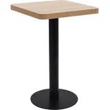 vidaXL Bistrotisch 50 x 75 x 50 cm hellbraun