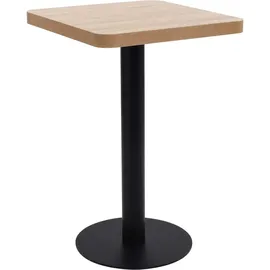 vidaXL Bistrotisch 50 x 75 x 50 cm hellbraun