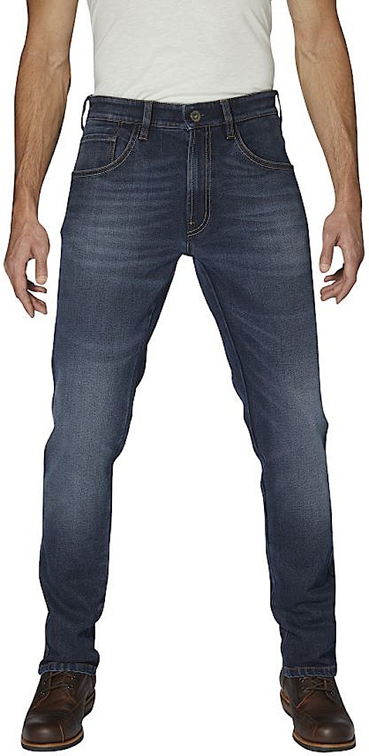 Rokker Rokkertech Tapered Slim Blue Motorfiets Jeans, blauw, 29 34 Voorman