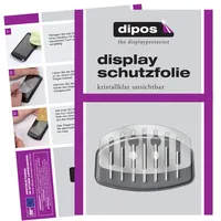 Dipos 2X klare Schutzfolie kompatibel mit Krups EA 815P Kaffeevollautomaten – Perfekte Passform für Abtropfblech und Abtropfgitter Kaffeemaschine