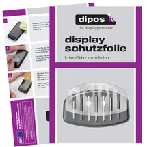 Dipos 2X klare Schutzfolie kompatibel mit Krups EA 815P Kaffeevollautomaten – Perfekte Passform für Abtropfblech und Abtropfgitter Kaffeemaschine