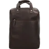 Harold's Campo Rucksack Leder 45 cm Laptopfach braun