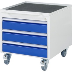 Rau Roll-Container 7000, B580xT650xH565mm, 3x Schublade-TA
