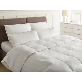 Beliani Bettdecke Entendaunen Mittelwarm EIGER 220 x 240 cm